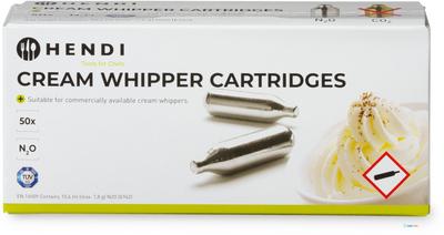 Hendi Slagroompatronen | 50 stuks | 586907 1