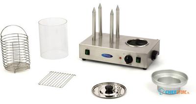 Maxima Worstenwarmer - Ø 20 X 24 cm - Vaatwasbestendig - met 4 Verwarmingsstaven - 09300585