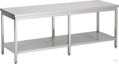 Werktafel | Bodemschap | 210cm breed | RVS | Combisteel | 7812.0051 1