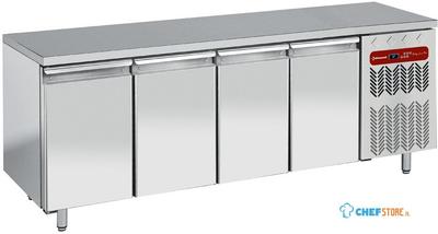 Diamond Koelwerkbank, Geforceerd, 4 deuren EN 600x400 - TP4N/H-R2 1