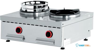 Wok | Gas | Tafelmodel | 2 Vuren | WGX2-8/T | Diamond 1