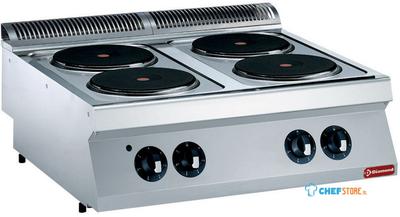 Diamond Elektrisch kookfornuis met 4 ronde platen -TOP- | E17/4P8T-230/3--N 1
