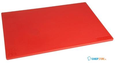 Hygiplas standaard snijplank met lage dichtheid rood | J255