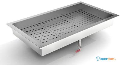 Crushed Ice Bak 3/1 Gn Inbouw Rvs Aisi 304 | Combisteel | 7013.2730 1