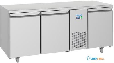 Polar U-Serie Energiezuinige 3-Deurs Koelwerkbank 474Ltr - UA072