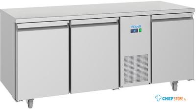 Polar U-Serie Energiezuinige 3-Deurs Aanrecht Vriezer 474Ltr - UA073