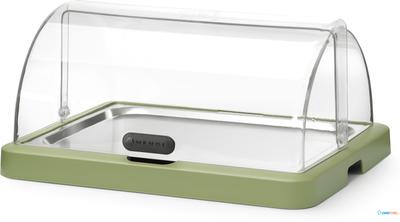 HENDI 871966 Enkele roll-top koelvitrine Duo UNIQ, , designed by Robert Bronwasser, Groen, 460x355x(H)220mm
