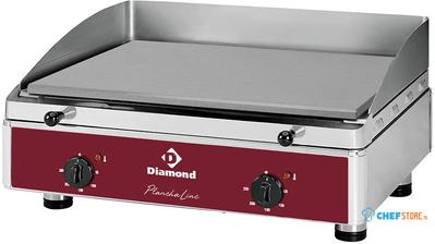 Bakplaat | Elektrisch | Enkel | Plancha Line | PLANCHA/2EL-N | Diamond 1