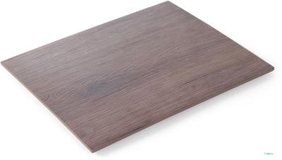 Hendi Plateau melamine GN 1/2 10 mm= anti slip voetjes eikenlook - 561331 1