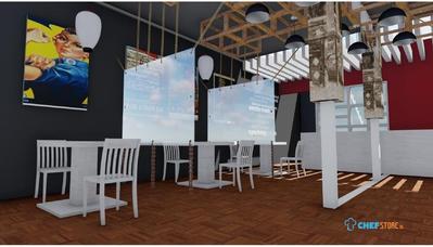 Recyclebare afscheiding 200 x 150 cm transparant PVC | FN989