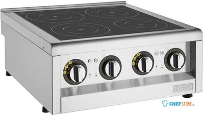 Buffalo 600 Serie 4 Zone Inductiekookplaat 2 X 3kW - FU219