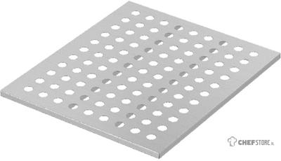 Diamond RVS Bodemplank voor Compartiment met Deur - K-PF 1