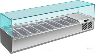 SARO Opzet Koelvitrine 1/3 GN Model VRX 1800/380 1