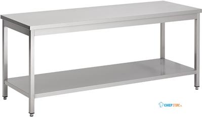Werktafel | Bodemschap | 70cm breed | RVS | Combisteel | 7812.0003 1