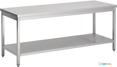Werktafel | Bodemschap | 100cm breed | RVS | Combisteel | 7812.0064 1