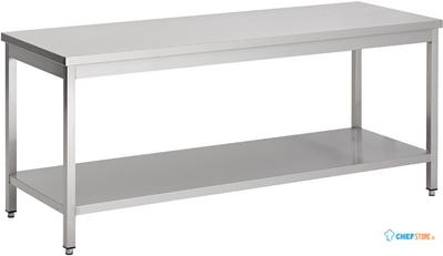Werktafel | Bodemschap | 120cm breed | RVS | Combisteel | 7812.0066 1