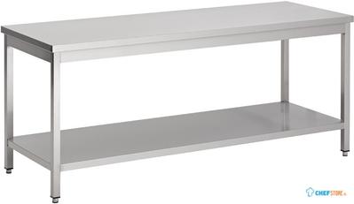 Werktafel | Bodemschap | 190cm breed | RVS | Combisteel | 7812.0071 1