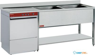 Diamond Geheel Vaatwasser & Spoelbak, Samengesteld Uit: - L1621VS-D 051D/6M 1