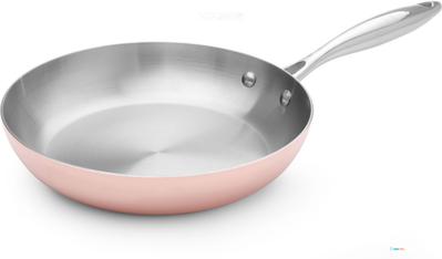 Hendi Koekenpan ø24cm RVS&aluminium&koper | 607060 1