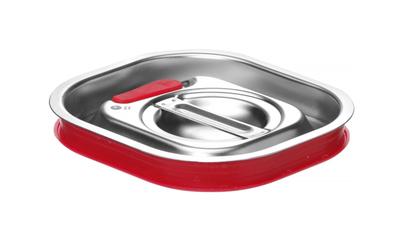 Deksel voor GN Containers met Siliconenrand - HENDI - Kitchen Line - 156x142mm - 807651 1