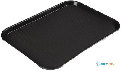 Cambro polypropyleen fastfood dienblad zwart 41x30cm | DE312