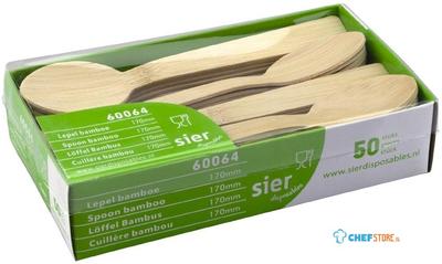 Sier Disposables Lepel Bamboe 170 mm (doos 50) - HZ712