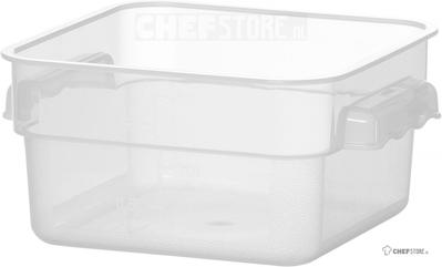 HENDI 870907 Voedselcontainer met verdeler, , 1,9 Liter, 190x190x(H)95mm