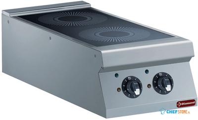 Elektrische inductie fornuis met 2 kookzones | 2200 line | Diamond | E22/2ID4T-N 1