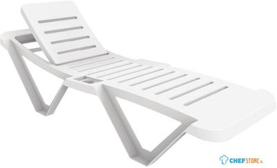 Resol Witte Ligstoelen (4 Stuks) - Gastronoble SA678