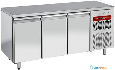 Diepvriestafel | geforceerd | 3 deuren, EN=600x400 | Monoblock | Diamond TP3B/H-R2 1