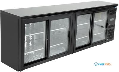 Polar bardisplay met 4 schuifdeuren | CS103