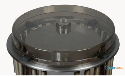 Diamond Transparant deksel voor verwarmde bordenlowerator Ø 310 mm | C-THN 1