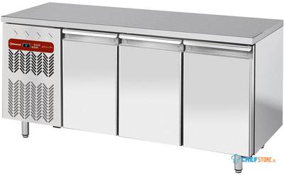 Diamond Geforceerde Koelwerkbank, 3 deuren GN 1/1, groep aan linkse kant - TG3N/HGX-R2 1