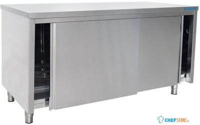 SARO Roestvaststalen Wandkast Schuifdeur 700 mm Diepte 1200 Mm - 700-2005 1