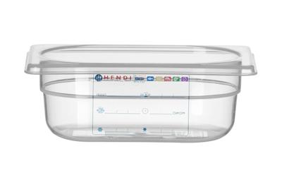 Hendi Voorraaddoos GN 1/9 65 mm IML polypropyleen | 880562 1