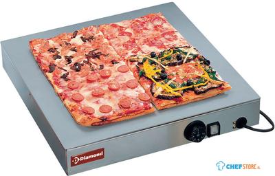 Warmhoudplaat Met Oppervlak In Rvs. | Diamond | PIZ/SP 1