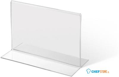 Syna T Standaard Menuhouder Acryl A7 Liggend - TA7PXS