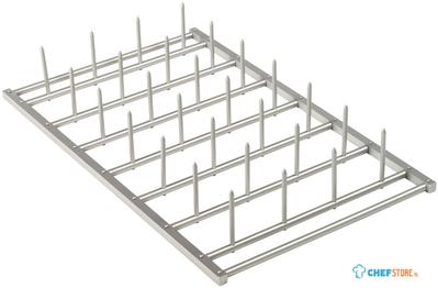 Diamond Rooster in aluminium GN1/1, voor 28 aardappelen | AC/PPT 1