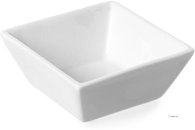 Hendi Tapasschaaltje Cuadrado 80x80x35 mm wit porselein |784327 1