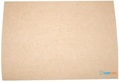 Vegware composteerbaar ongebleekt vetvrij papier 38x27,5cm | DW631