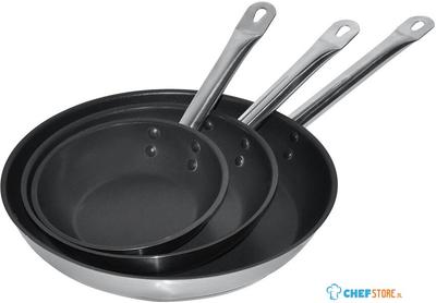 Koekenpan Rvs + Teflon | 24cm | 2,3L | Combisteel | 7501.0105 1