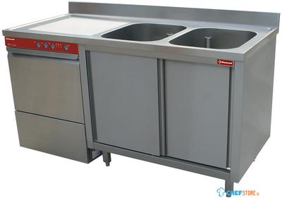 Diamond Geheel Spoelbak/vaatwasser - L1621VS-AS-D D86/6 1