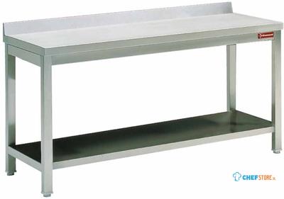 Diamond Werktafel met Onderblad + Achterrand - TL871D 1