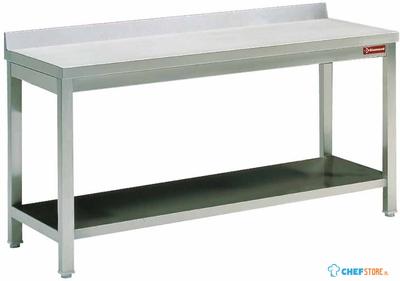 Diamond Werktafel met Onderblad + Achterrand - TL1261D 1