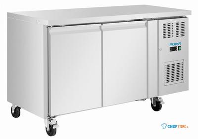 Polar UA105 U-Series slanke dubbeldeurs koelwerkbank