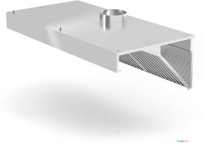 Afzuigkap Voor Muur Montage, HENDI, Profi Line, 1000x700x(H)450mm - HENDI 229309 1