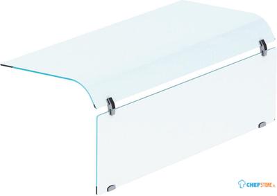 Gesloten Gebogen Glas Aan 1-Zijde 4/1, CombiSteel 7495.0550 1