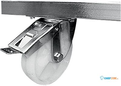 Diamond Optie: Structuur op 4 wielen, waarvan 2 met rem | C4R-HL 1