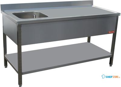 Diamond Cheftafel 1 Rh 1 Linkse Tank 400X400XH275 - TV1871S-D 1