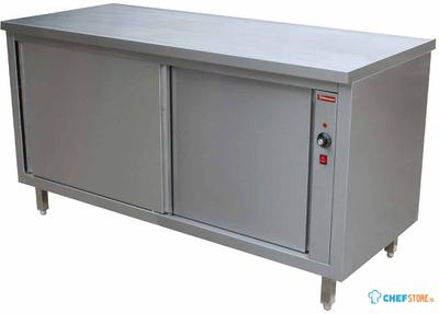 Verwarmde werktafelkast | Schuifdeuren | Standard Line | TE147/B | Diamond 1